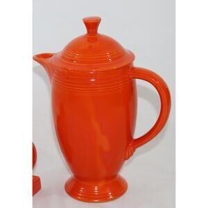 Beautiful Red Vintage Fiesta Coffee Pot